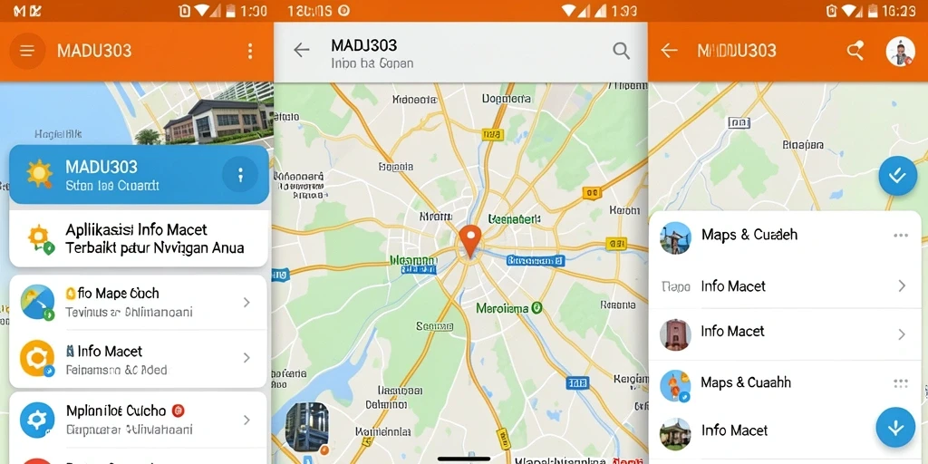 Tampilan antarmuka MADU303 yang informatif dan mudah digunakan
